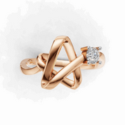 Super Star Ring - 18Kt Rose Gold vermeil